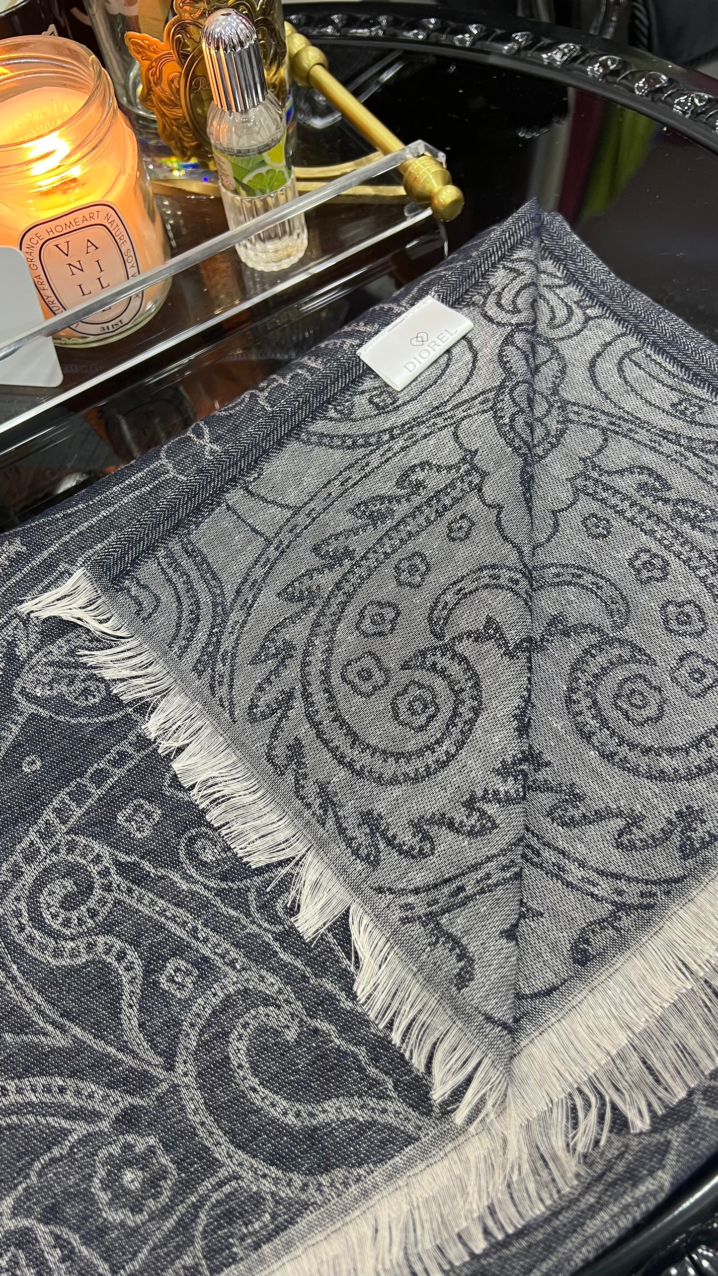 ETNİK DESEN YÜN İPEK ŞAL